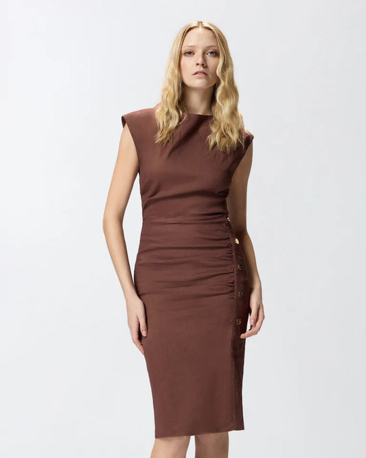 Pinko ALISSA STRETCH-LEINENKLEID SS26