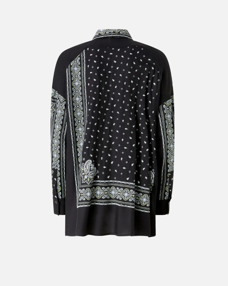 Pinko CLOCKS CAMICIA TWILL STAMPA 25