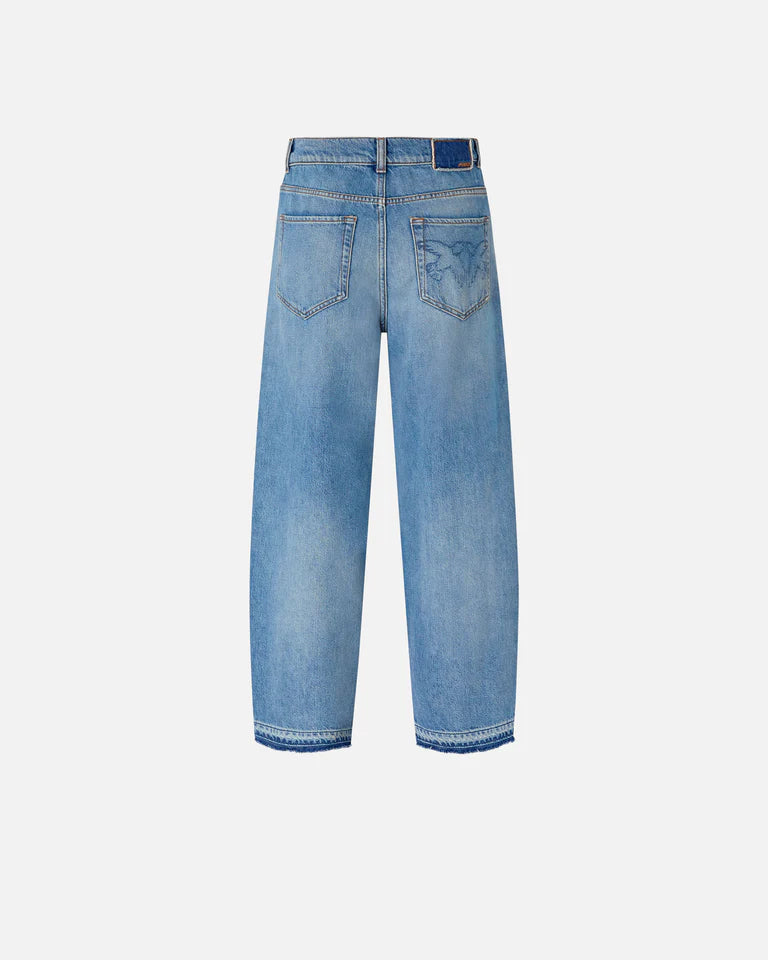 Pinko ESTELLE EGG DIRTY BLUE DENIM SS26