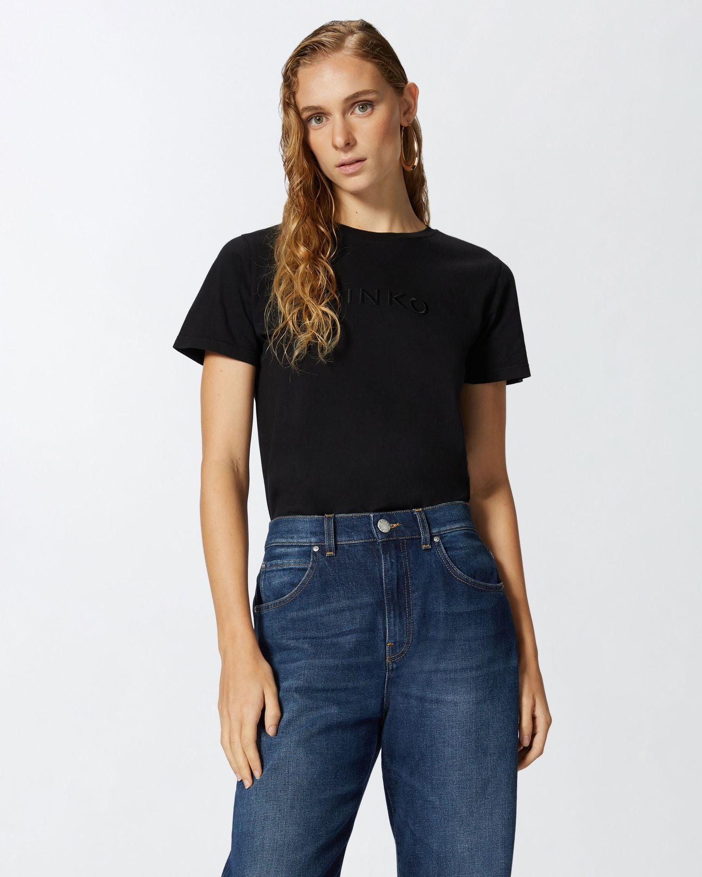 Pinko START T-SHIRT JERSEY OLD WASH 24.25