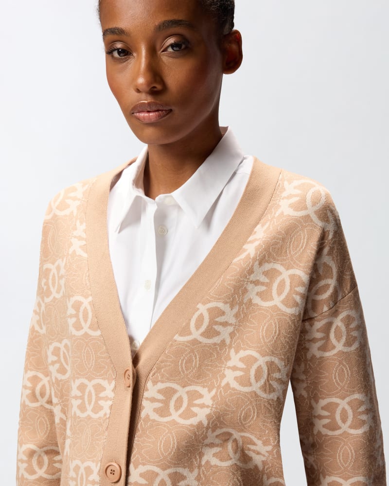 Pinko HALF BREED CARDIGAN JACQUARD I FW25