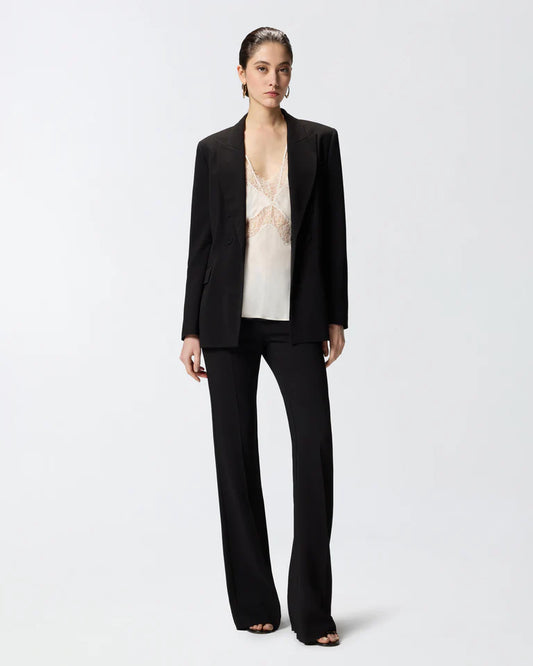 Pinko LYDIA TOP TWILL MIT SPITZE SS26