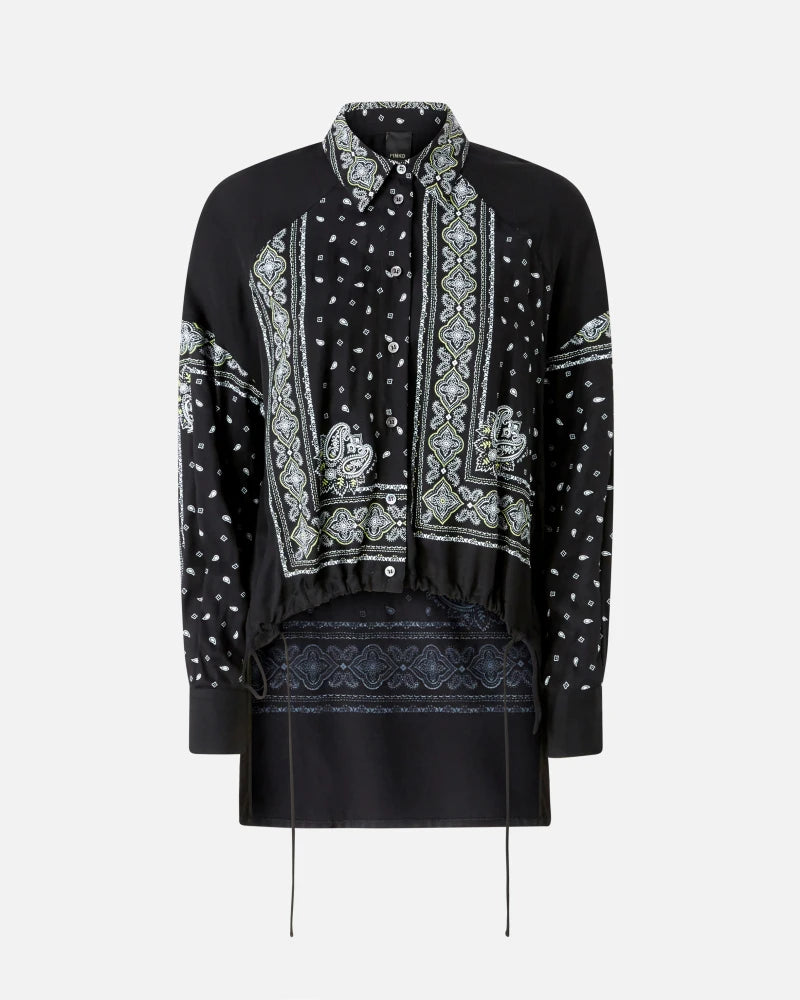 Pinko CLOCKS CAMICIA TWILL STAMPA 25