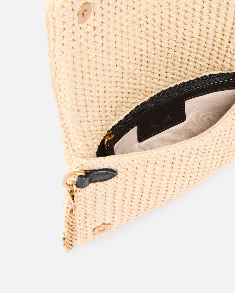 PINKO CLICK SOFT HORIZONTAL MINI RAFIA