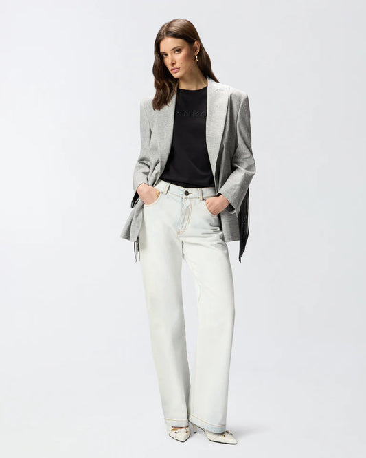 PINKO START T-SHIRT JERSEY PATCH RICAMO FW25