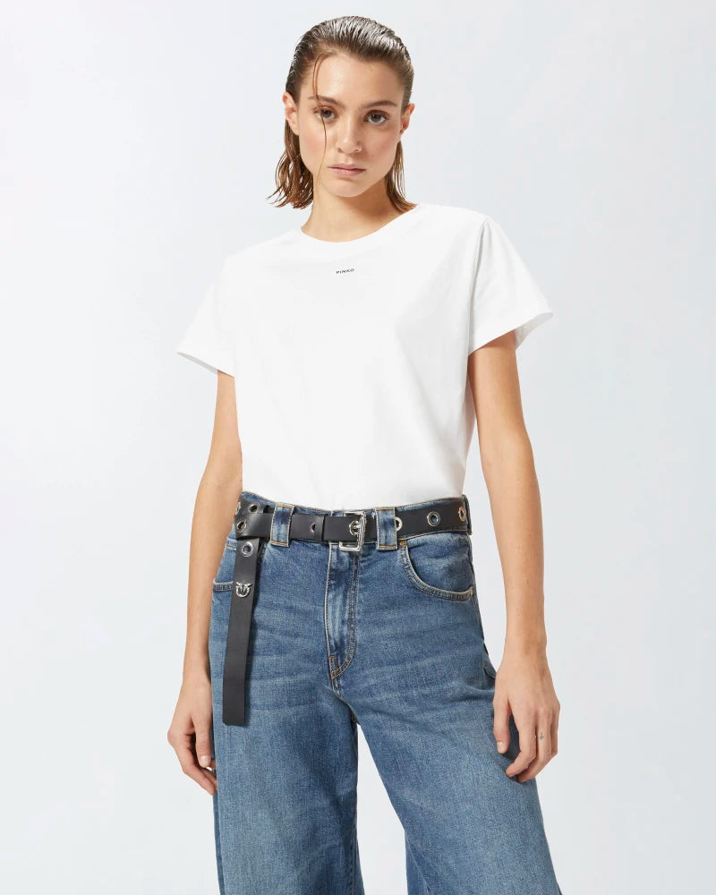 Pinko BASICO T-SHIRT JERSEY OLD WASH 25