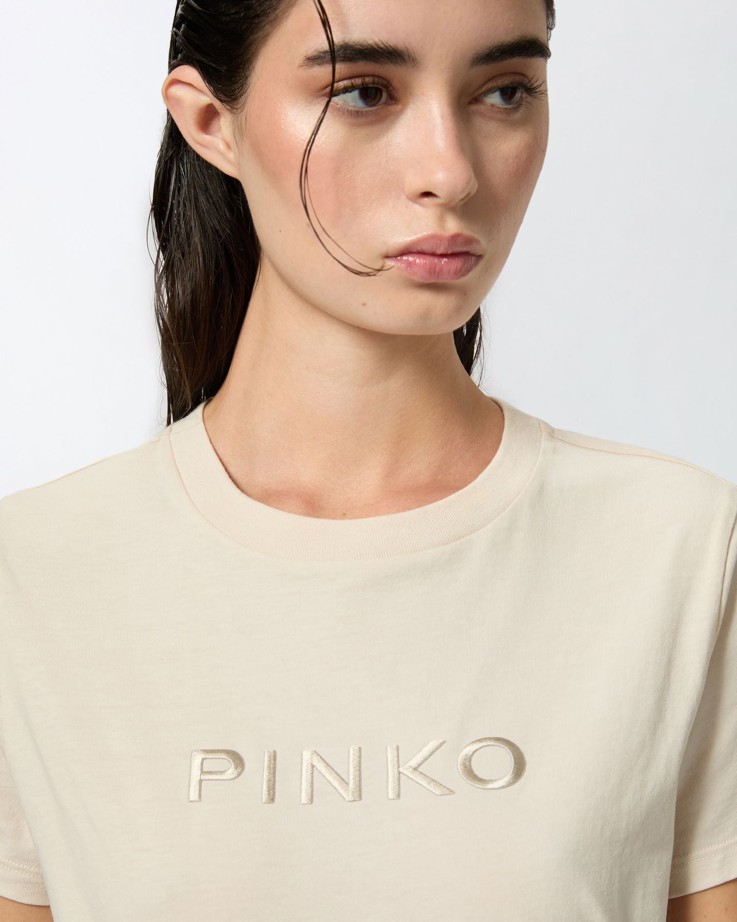 Pinko START T-SHIRT JERSEY OLD WASH 24.25