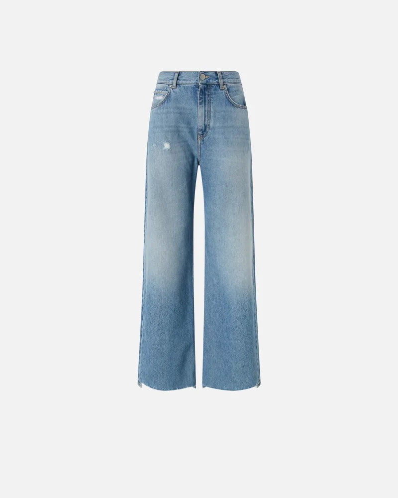 Pinko WANDA WIDE LEG DENIM SOFT TOUCH 25