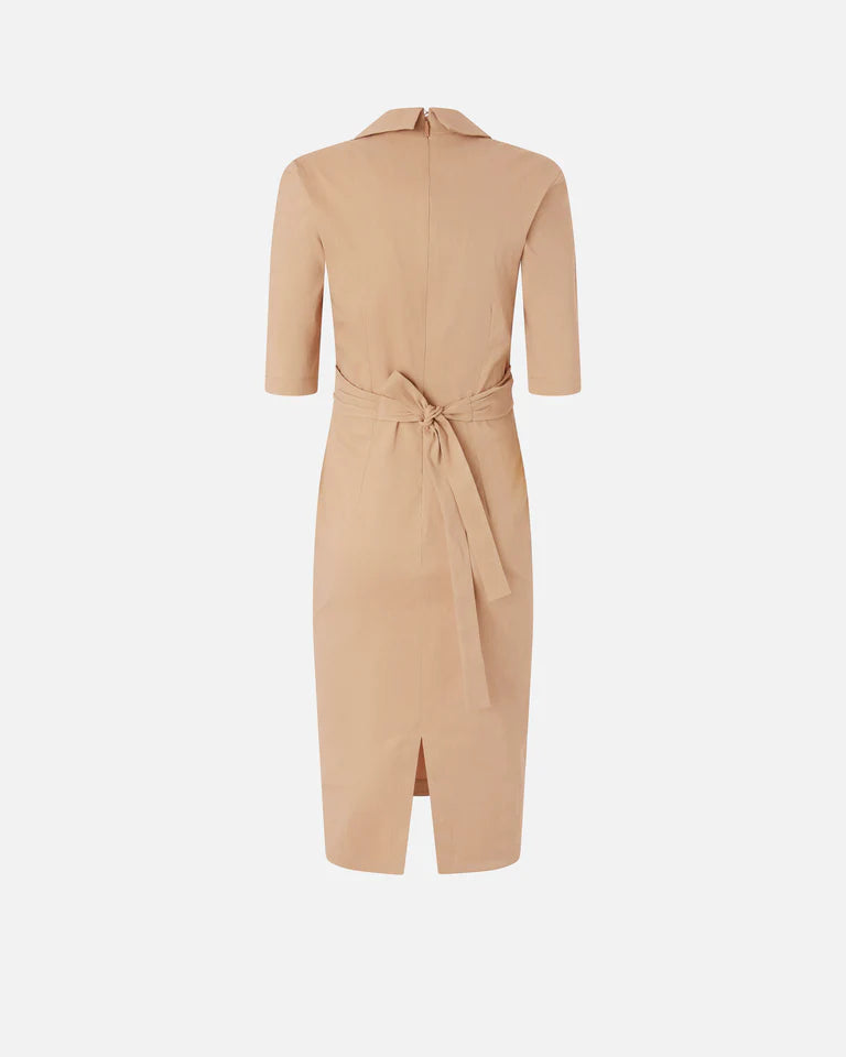 PINKO ALLYSON ABITO LINO STRETCH SS26