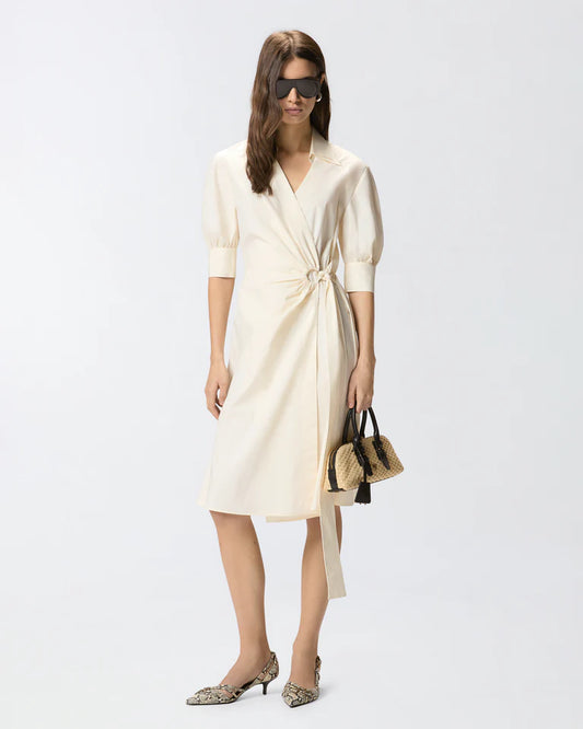 Pinko A-LINIEN-KLEID AUS KOMFORT-POPLINE SS26