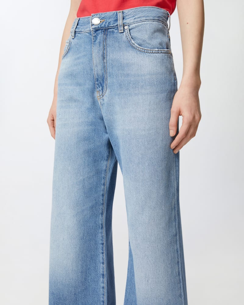 Pinko WANDA WIDE LEG DENIM SOFT TOUCH 25
