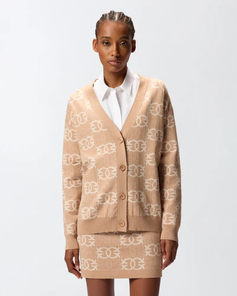 Pinko HALF BREED CARDIGAN JACQUARD I FW25