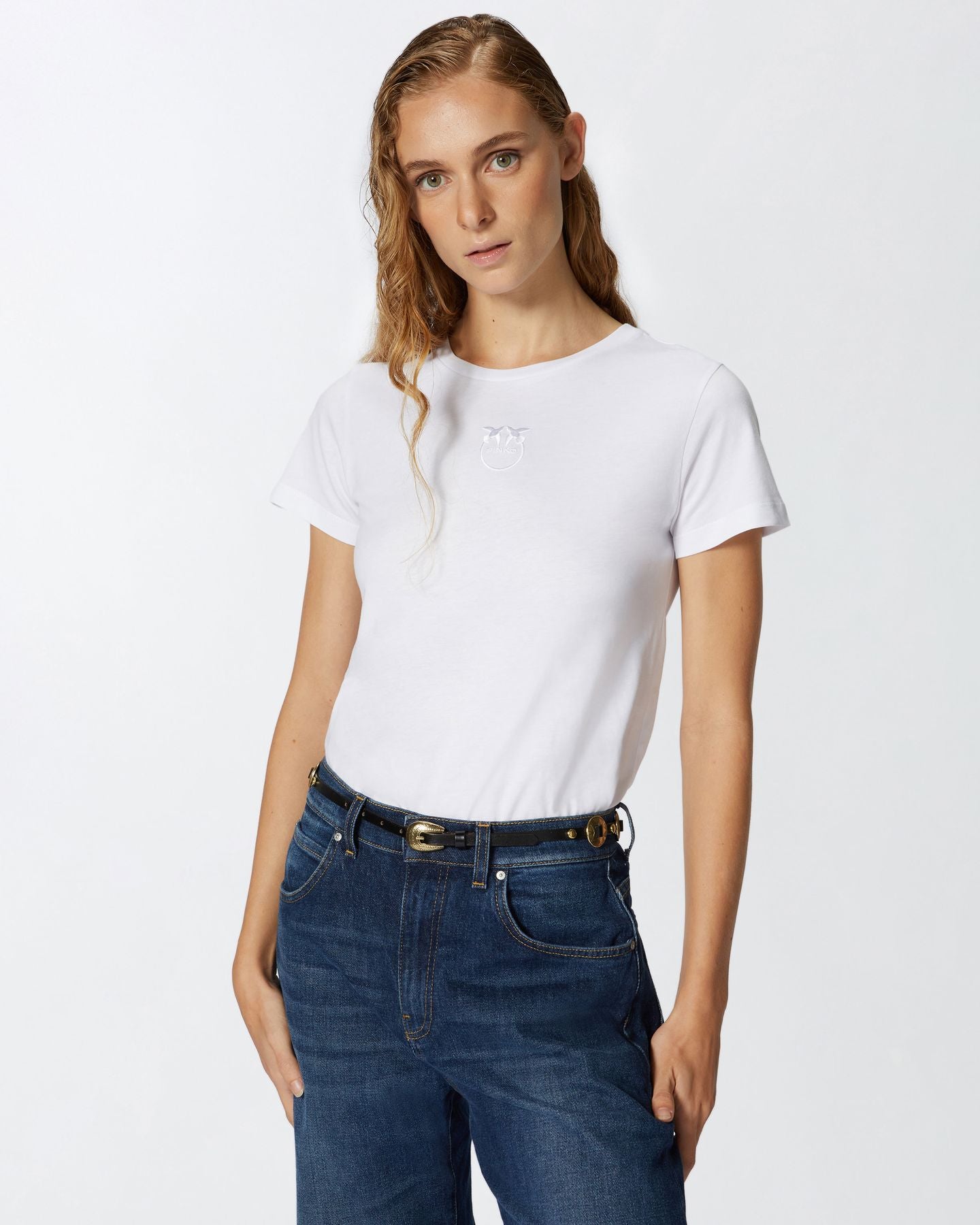 Pinko BUSSOLOTTO T-SHIRT JERSEY OLD 24.25