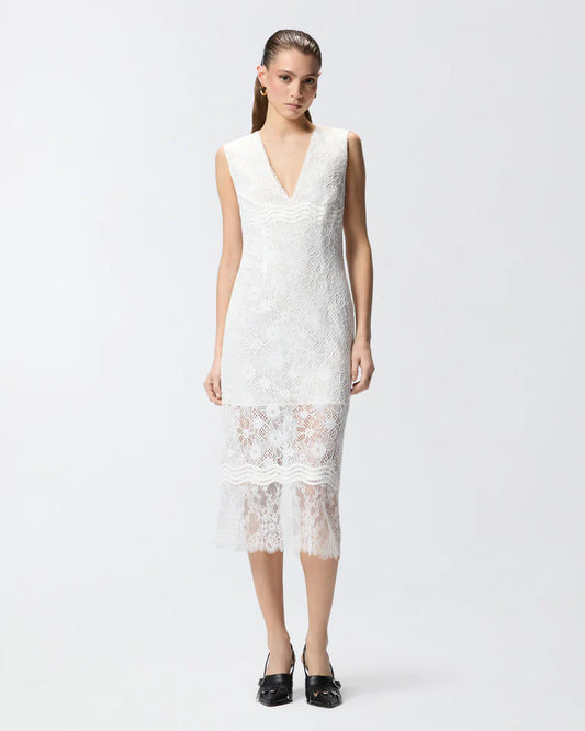 Pinko AUDREY REBRODE-SPITZENKLEID SS26