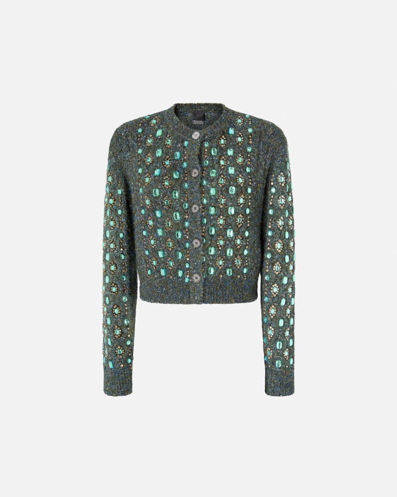 Pinko GO NOW CARDIGAN MULINE AND JEW FW25