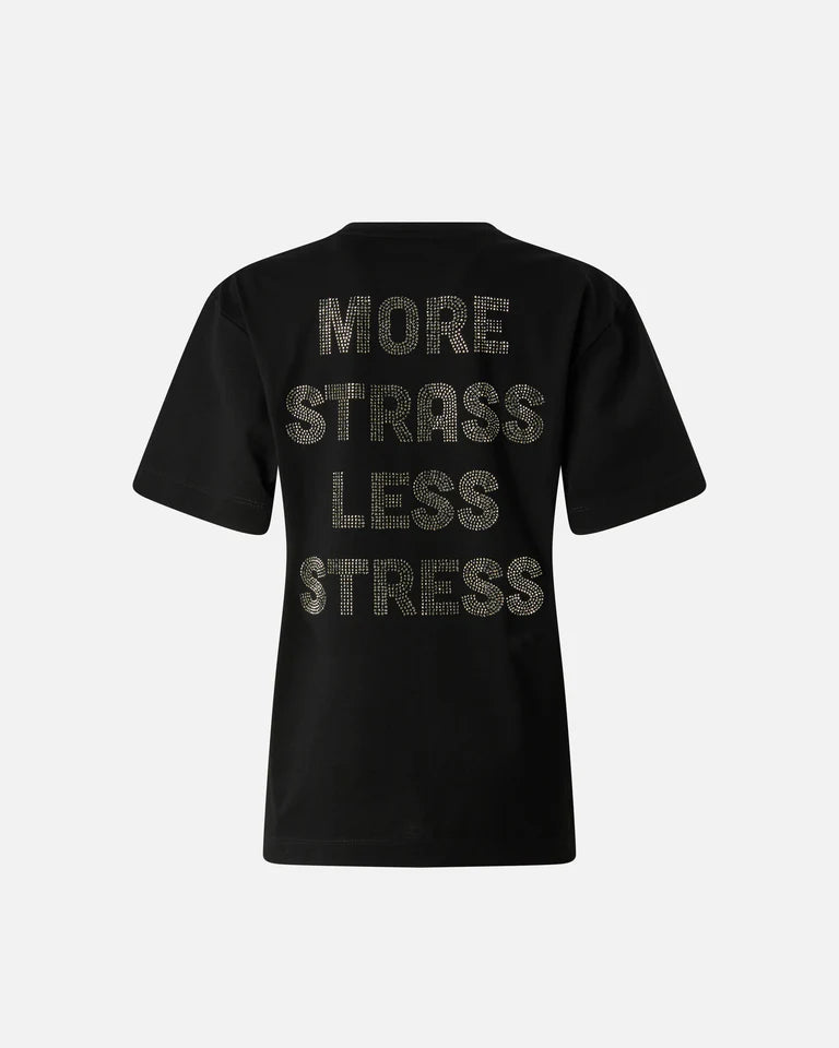 PINKO STREPITOSO T-SHIRT JERSEY LOGO SS26