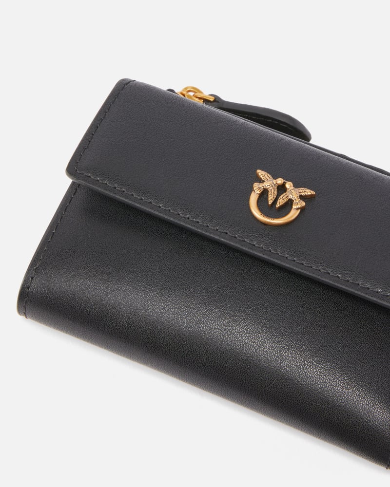 Pinko COMPACT WALLET VITELLO SETA 25