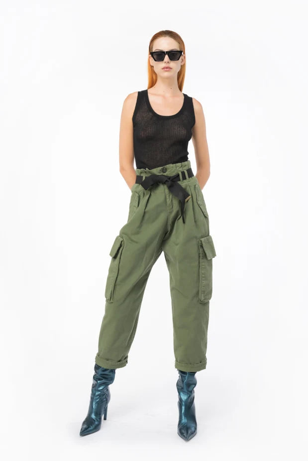 Pinko RONFARE PANTALONE GABARDINA