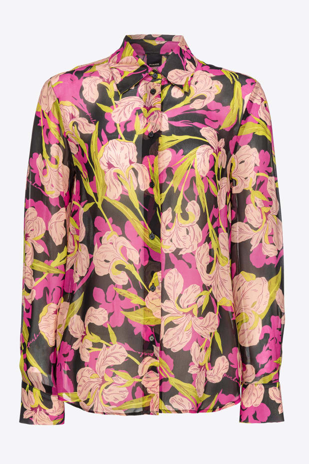 Pinko SMORZARE CAMICIA GEORGETTE STAMPA