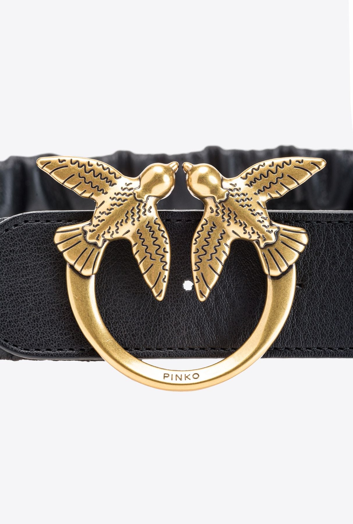 Pinko LOVE RUFFLE H4 BELT SHEEP NAPPA