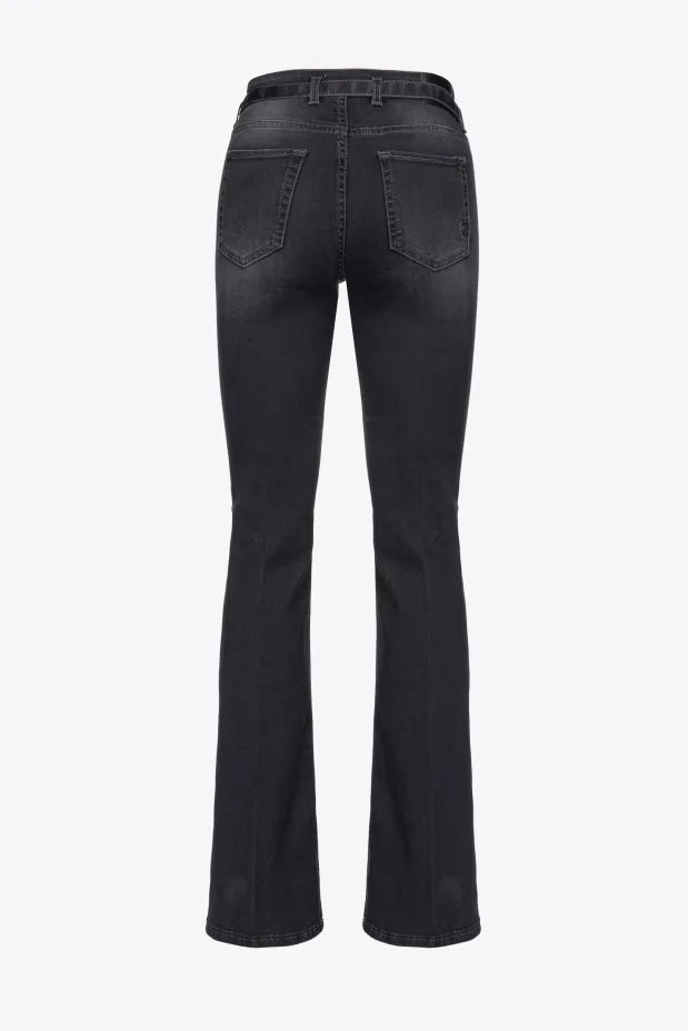 Pinko FLORA FLARE DENIM BLACK