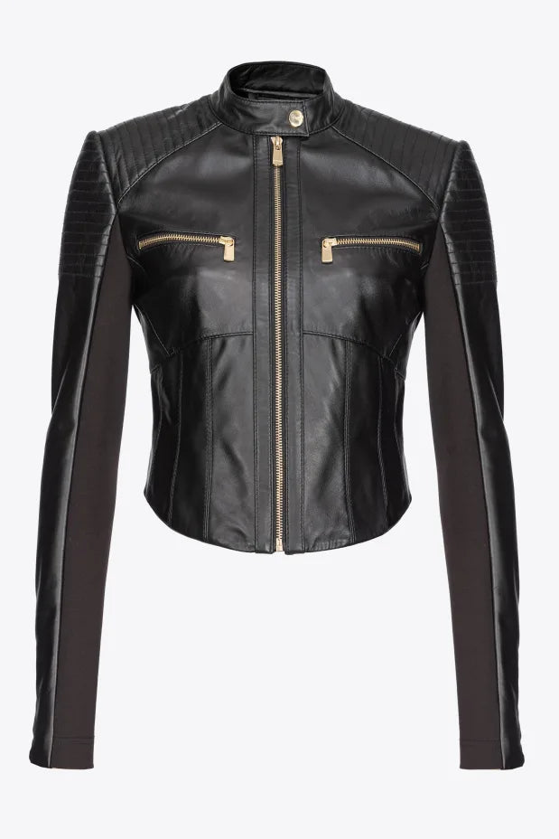 Pinko BATMAN BIKER PELLE BIMATERIALE