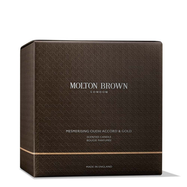 MOLTON BROWN candela 3 stoppini MESMERING OUDH ACCORD & GOLD candela 3 stoppini