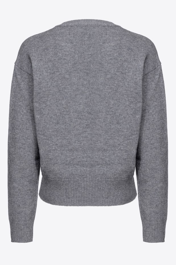 Pinko BURGOS MAGLIA 100%LANA LOGO