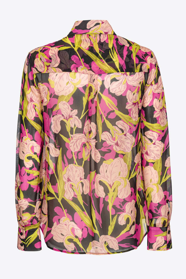 Pinko SMORZARE CAMICIA GEORGETTE STAMPA