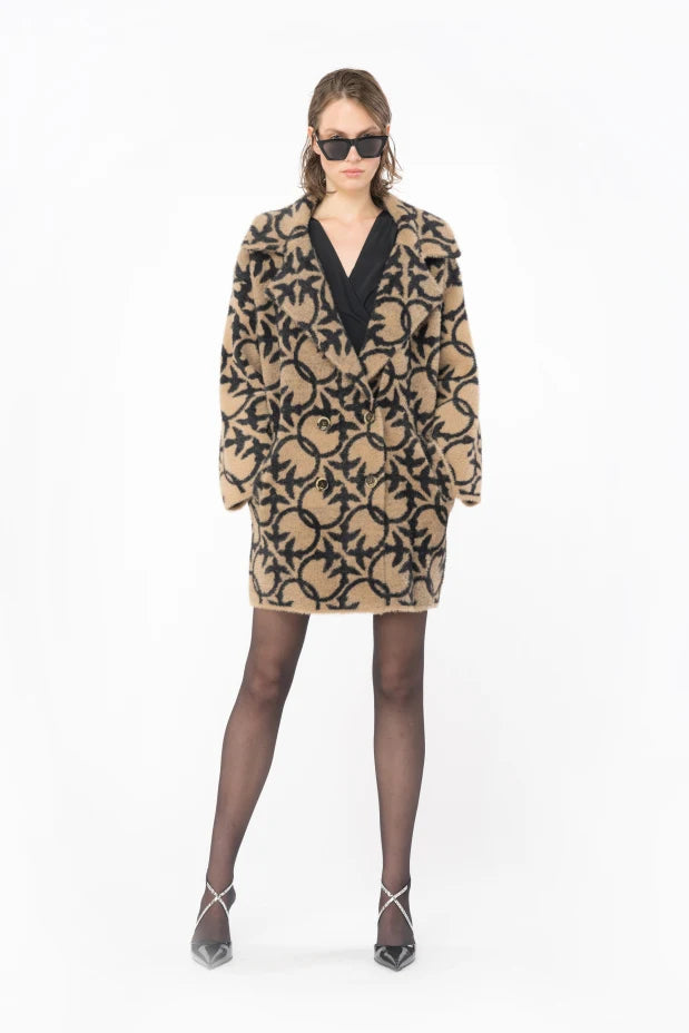 Pinko TORO CAPPOTTO SIMILPELLICCIA