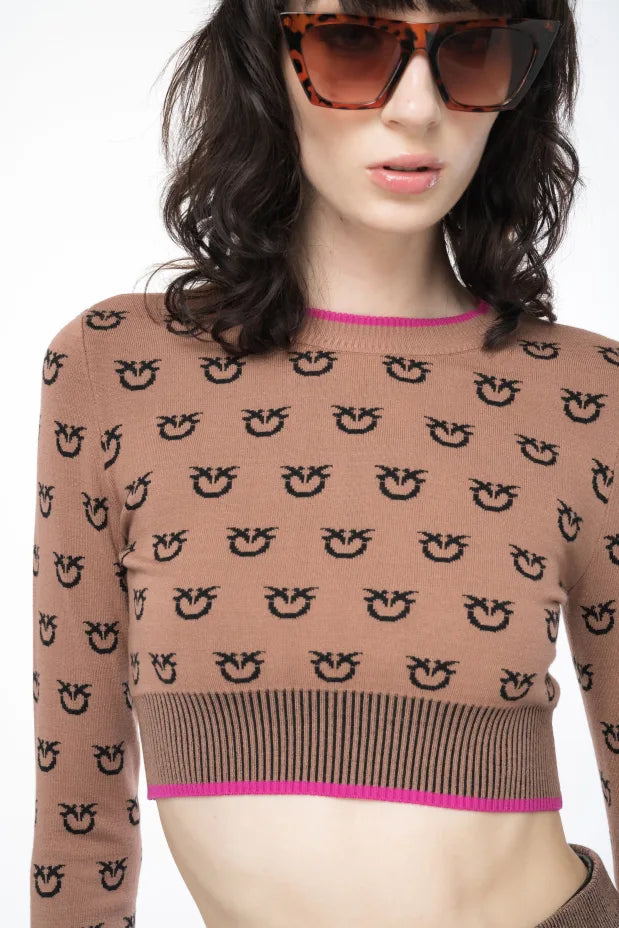 Pinko FURETTO MAGLIA TUBICO LOGO