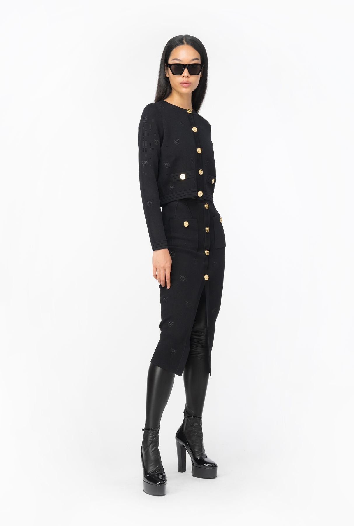 Pinko DONKEY GONNA JACQUARD PIQUET