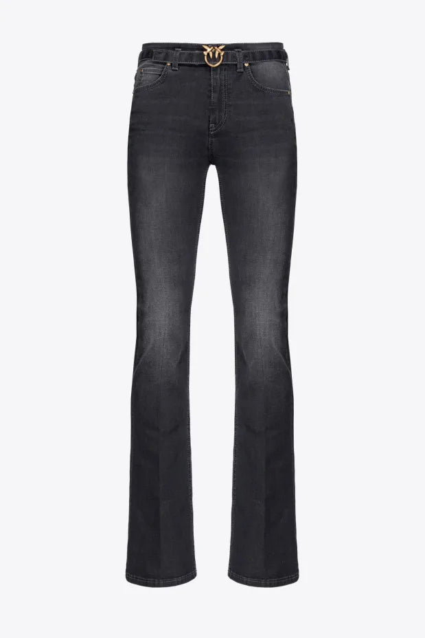 Pinko FLORA FLARE DENIM BLACK