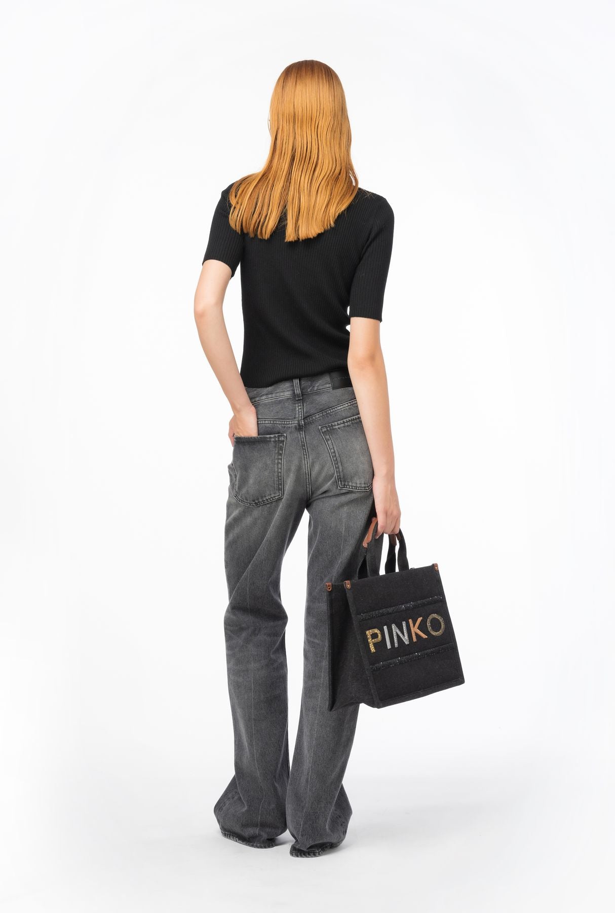Pinko TRITONE MAGLIA LANA LOGO