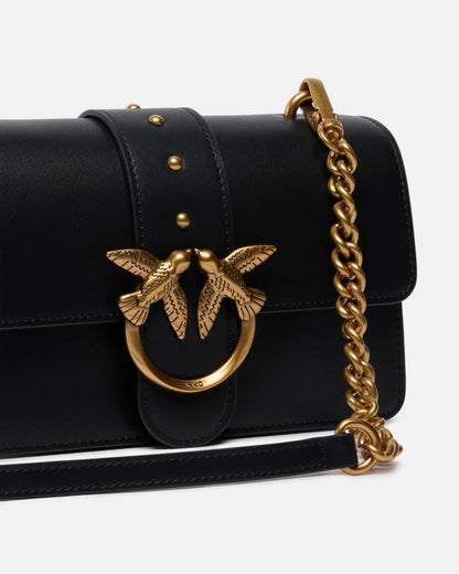PINKO  LOVE ONE MINI ST. CL VITELLO SETAO SETA FW25