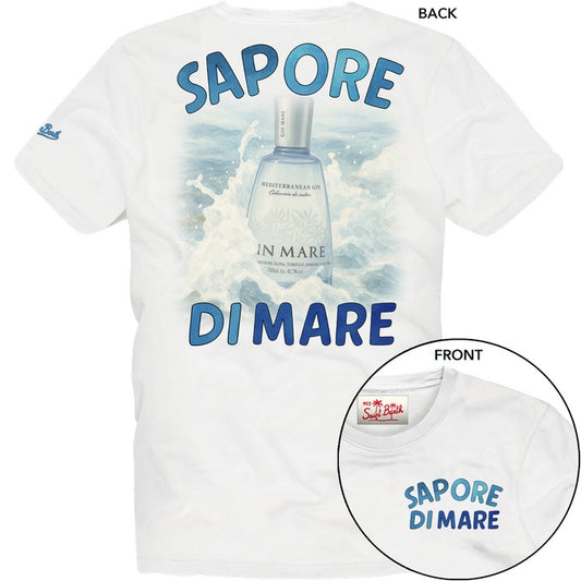 MC2 SAINT BARTH T-shirt con stampa frontale e posteriore PRL0002-04450L