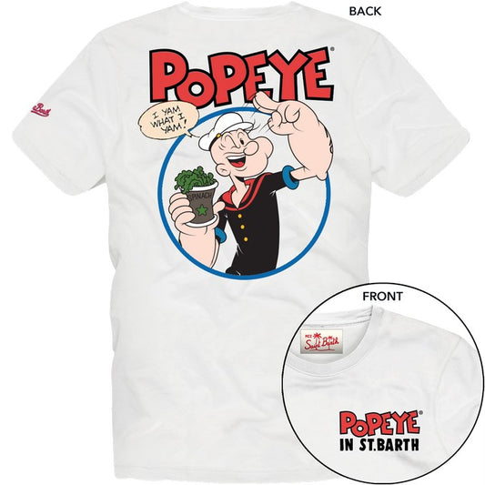 MC2 SAINT BARTH T-shirt con stampa frontale e posteriore PRL0002-03575L