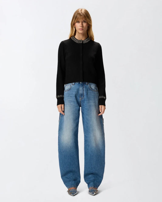 Pinko  SPEZZINO CARDIGAN BLEND WS STR FW25