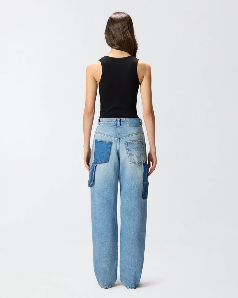 PINKO  CALCOLATORE CANOTTIERA COSTINA SS26