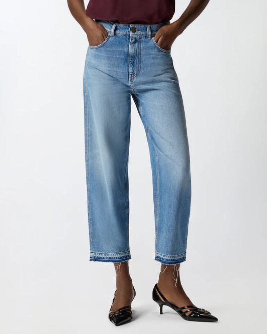 Pinko  ESTELLE EGG DIRTY BLUE DENIM SS26