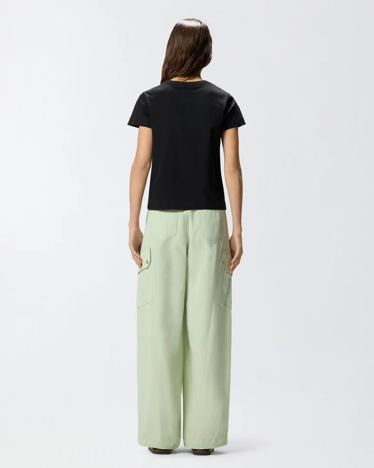Pinko  BASICO T-SHIRT JERSEY LOGO STAMPA SS26