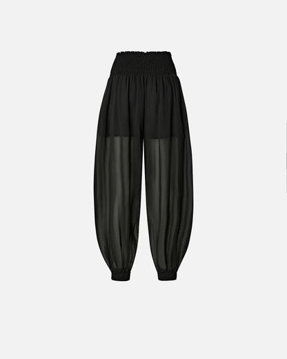 PINKO  BORE PANTALONE VOILE VISCOSA  SS26