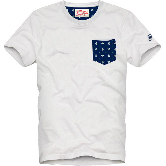 MC2 SAINT BARTH T-Shirt mit Print BLA0001-00708L
