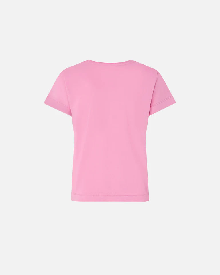 Pinko  BASICO T-SHIRT JERSEY LOGO STAMPA SS26