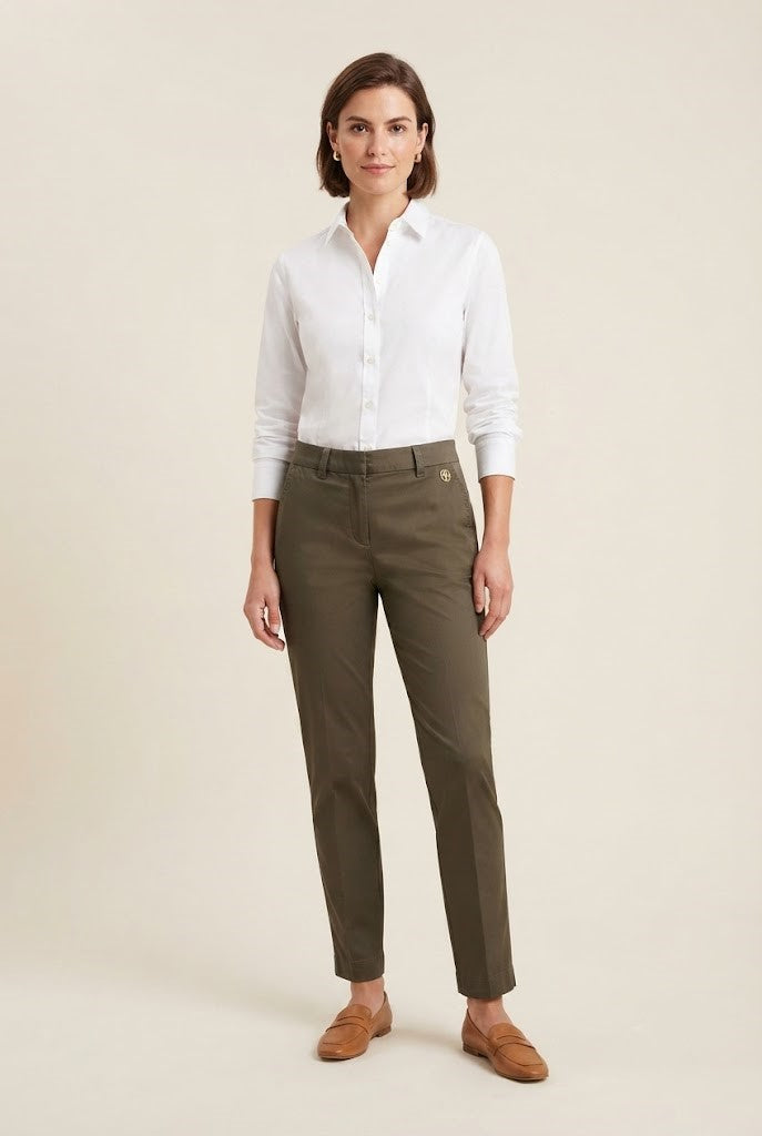 CONTE OF FLORENCE PANTALONE CHINO 6547D013B035