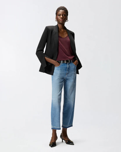 Pinko  ESTELLE EGG DIRTY BLUE DENIM SS26