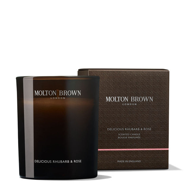 MOLTON BROWN 1-wick candle DELICIOUS RHUBARB & ROSE candle