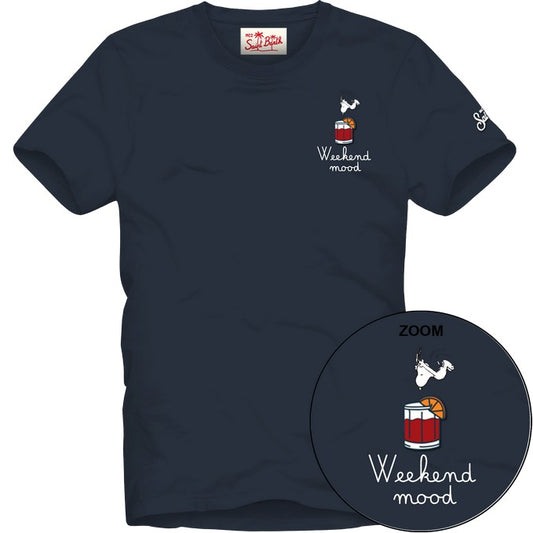 MC2 SAINT BARTH T-shirt con stampa frontale POT0001-00559L
