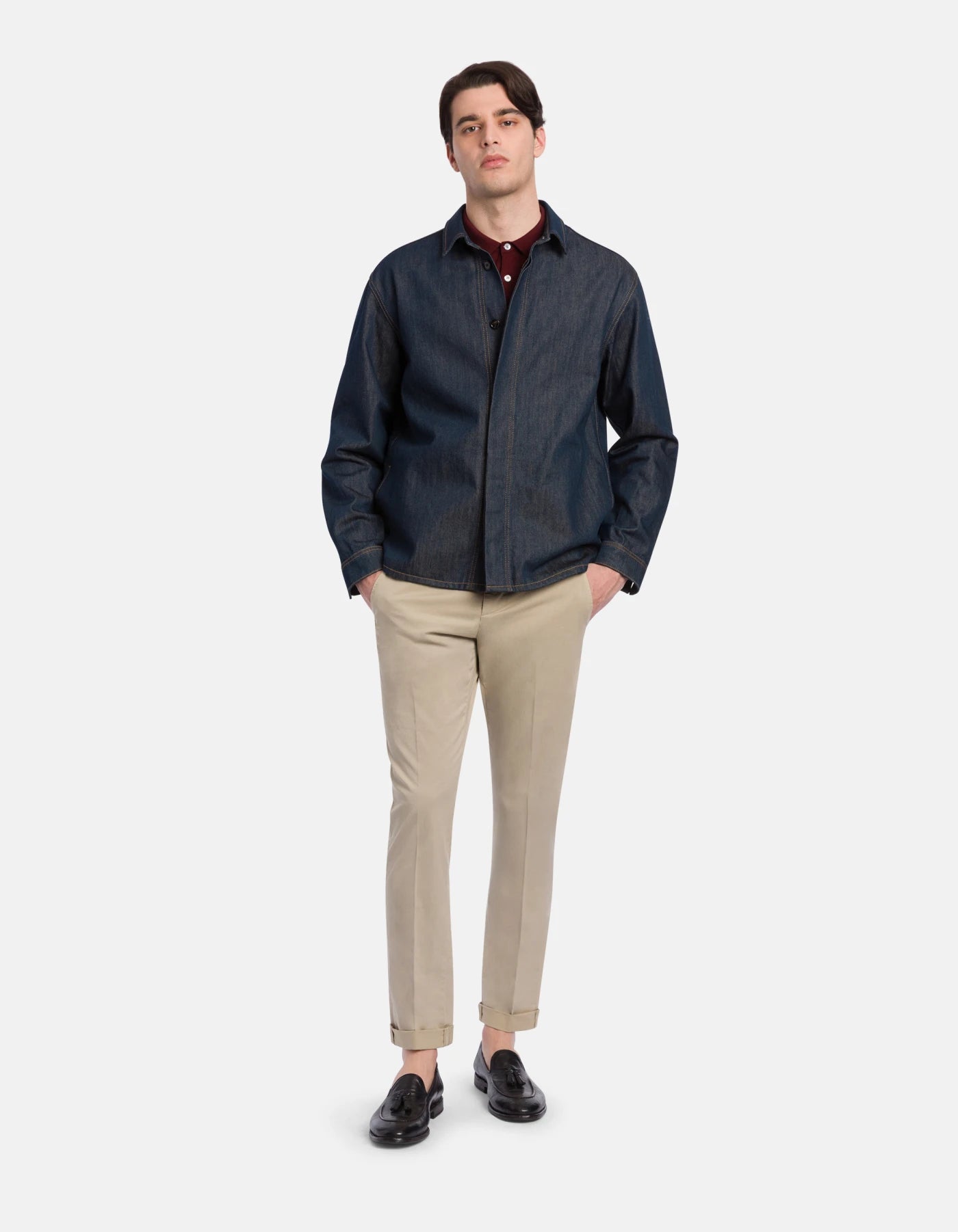 DONDUP PANTALONE GAUBERT-GSE046U-PTD SS26