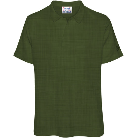 MC2 SAINT BARTH Polo in jersey di lino FRS0001-00144L